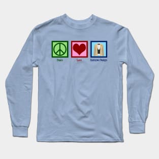 Peace Love Costume Design Long Sleeve T-Shirt